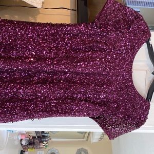 Adrianna Papell sequin dress